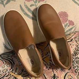 UGG leather Slip on sneakers size 8